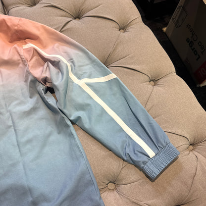 Geedup X ArrDee Sublimated Zipup Jacket 'Baby Blue Peach' (Brand New)