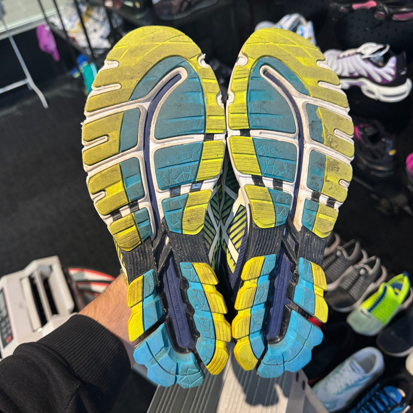 Asics Gel Kinsei 6 'Flash Yellow Blue Green' 2017 (Second hand)