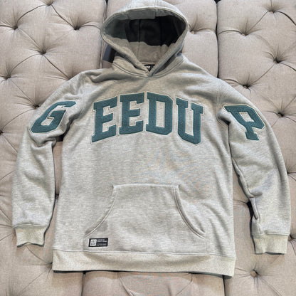 Geedup Team Logo Hoodie 'Grey Teal' (Second hand)