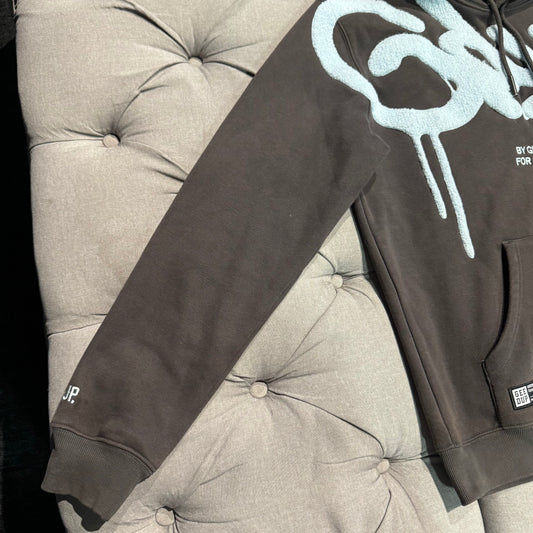 Geedup Handstyle 'Hoodie Graphite Baby Blue' (Second hand)