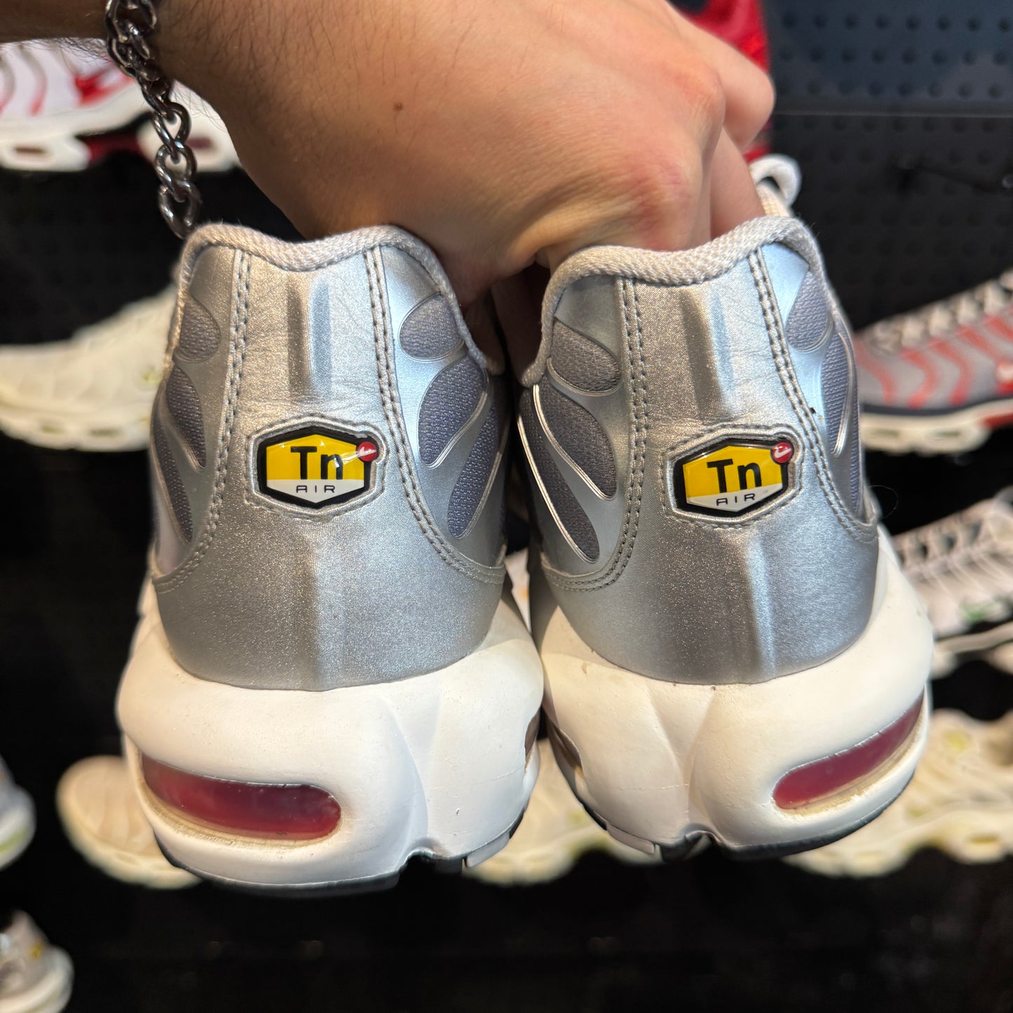 Nike Air Max Plus TN 'Silver Bullet Red Swoosh' (Second hand)