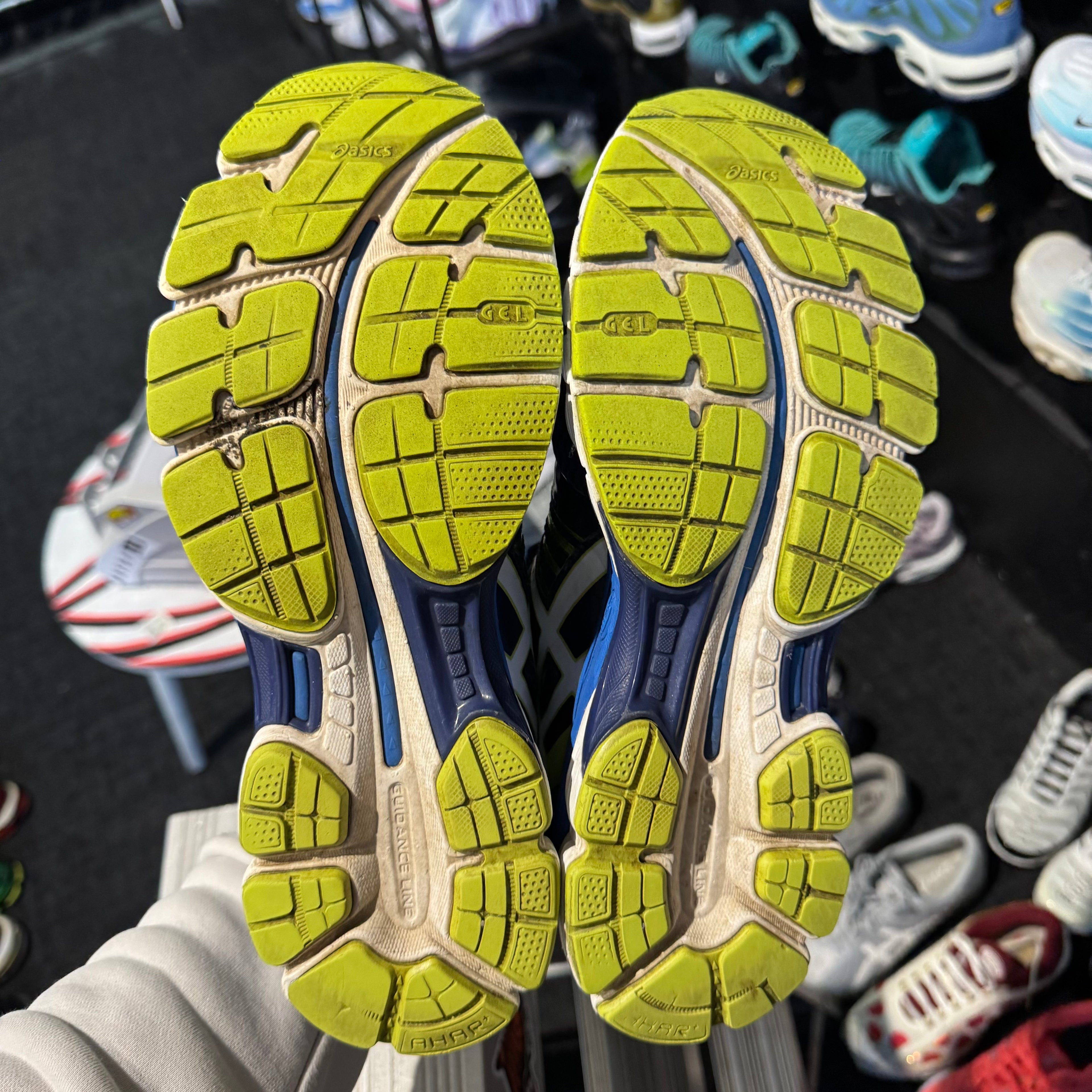 Asics Gel Nimbus 15 'Purple Blue Neon' (Second hand)