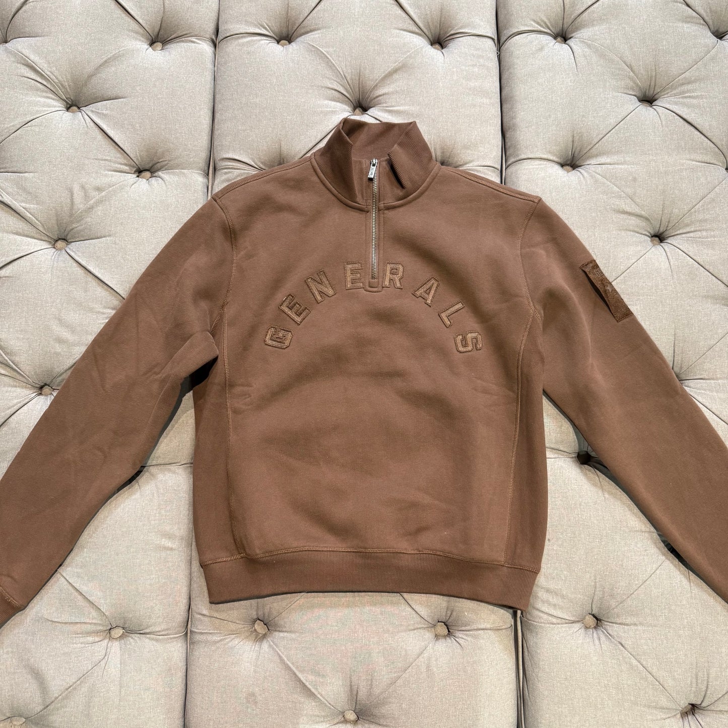 Geedup Generals Classic Zip Qtr Zip Chestnut (Brand New)