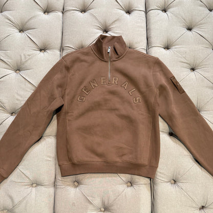 Geedup Generals Classic Zip Qtr Zip Chestnut (Brand New)
