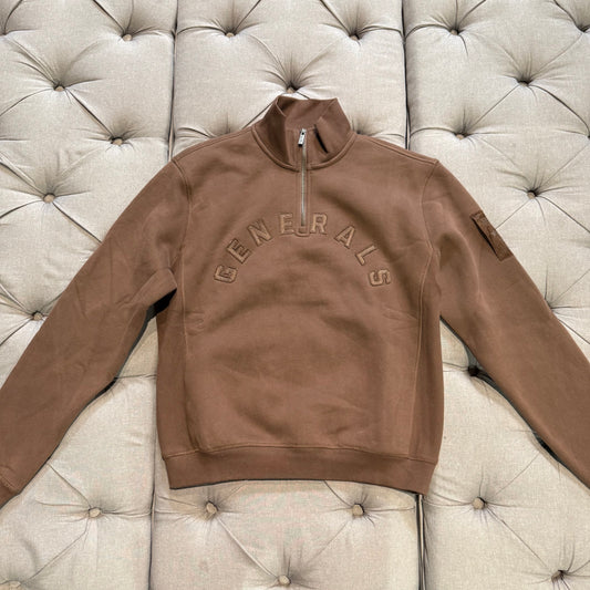 Geedup Generals Classic Zip Qtr Zip Chestnut (Brand New)