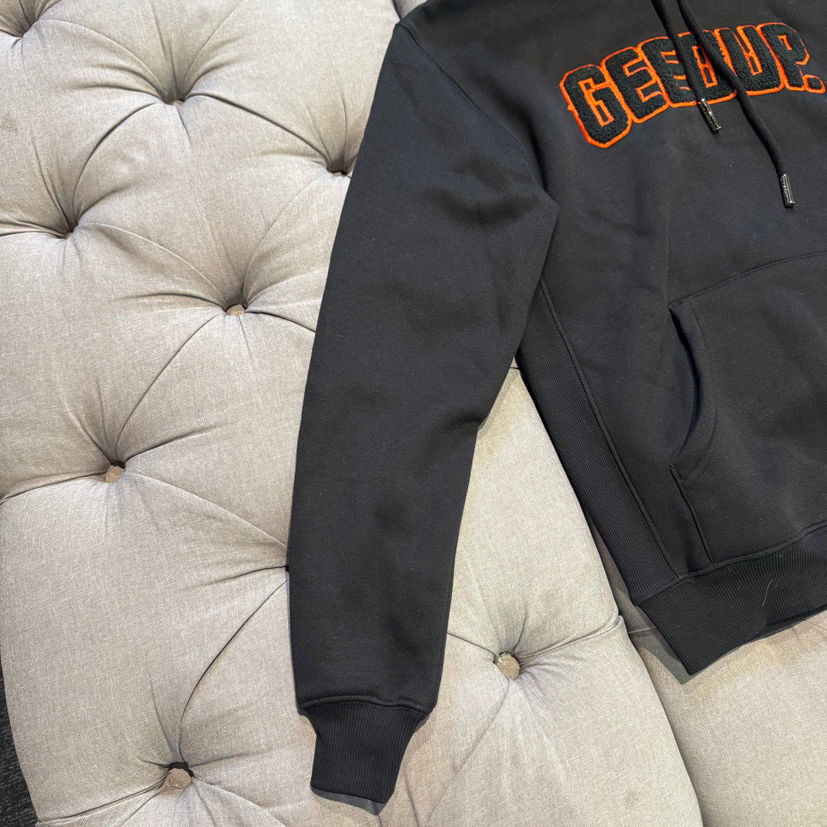 Geedup Play For Keeps Hoodie 'Black Orange' (Brand New)
