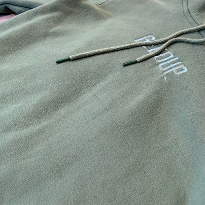 Geedup Play For Keeps Hood Logo Hoodie ‘Olive Green’ (Second hand)