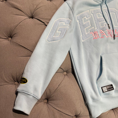 Geedup X Vanson Team Logo Hoodie 'Light Blue' (Second hand)