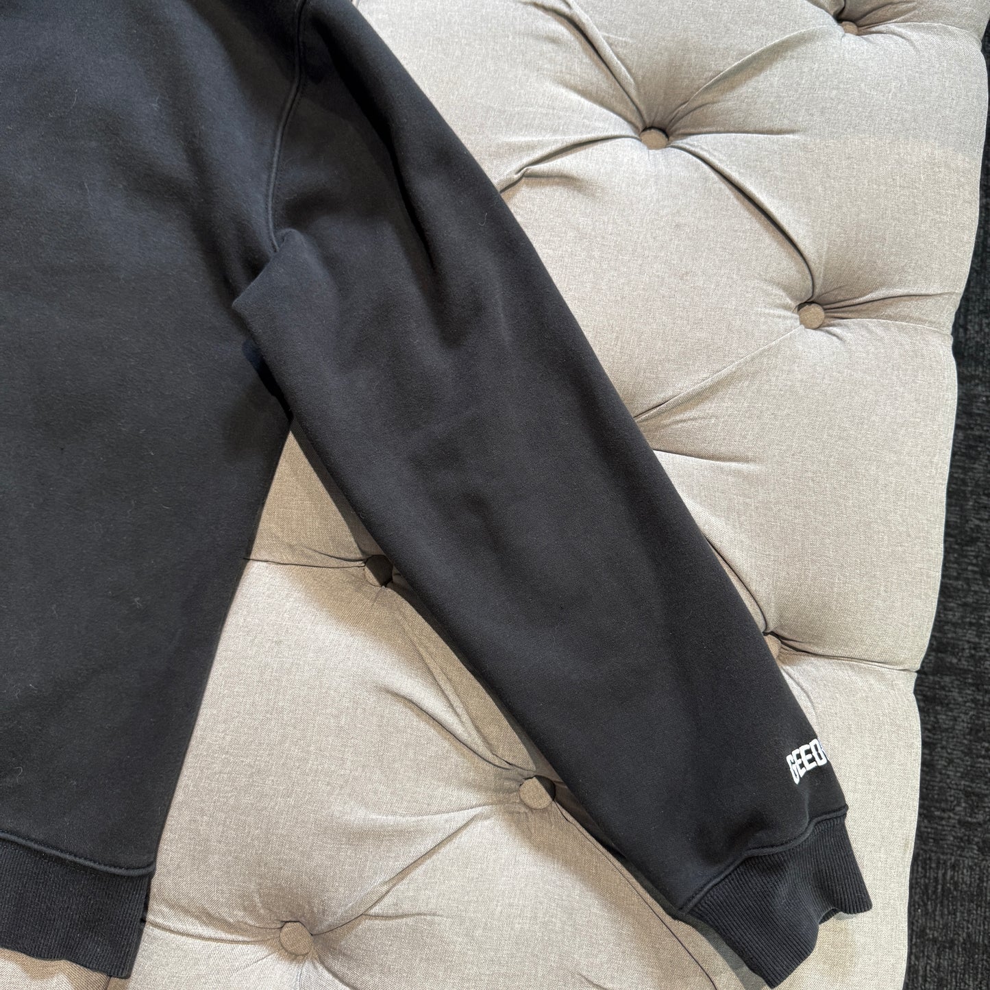 Geedup Handstyle Hoodie 'Black White' (Second hand)