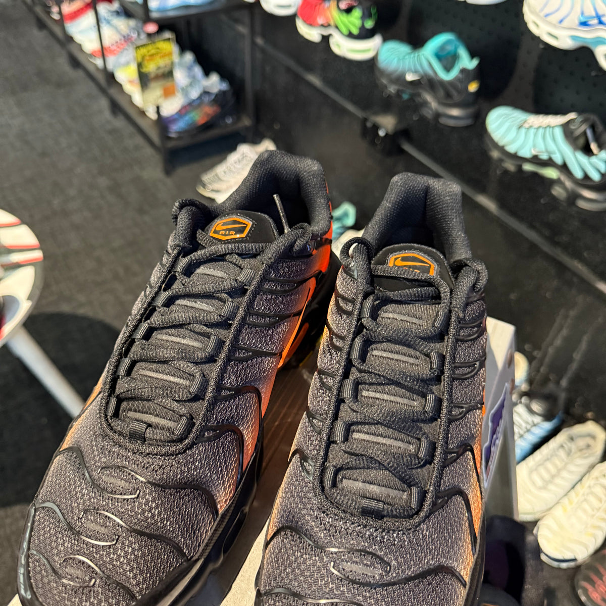 Nike Air Max Plus TN 'Black Orange Fade' (Brand New)