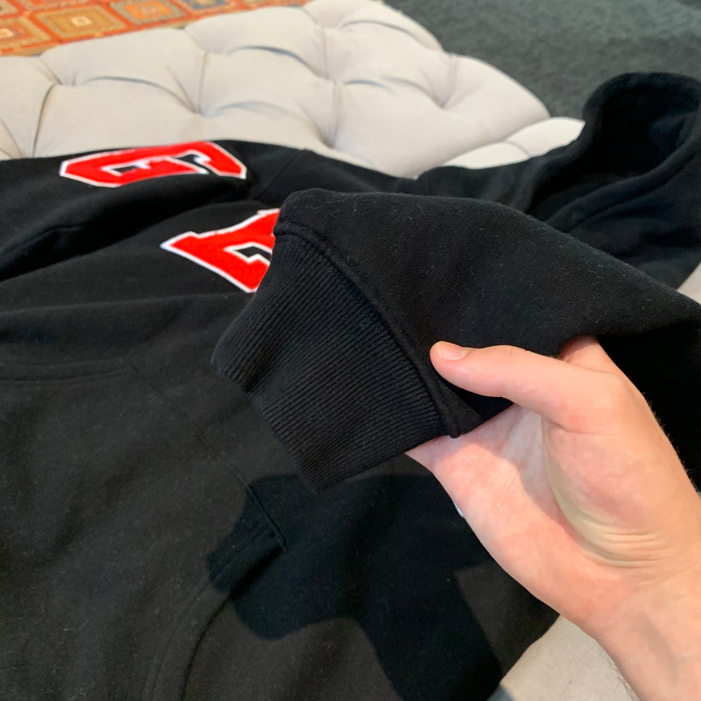 Geedup Team Logo Hoodie 'Red Black' (Second hand)