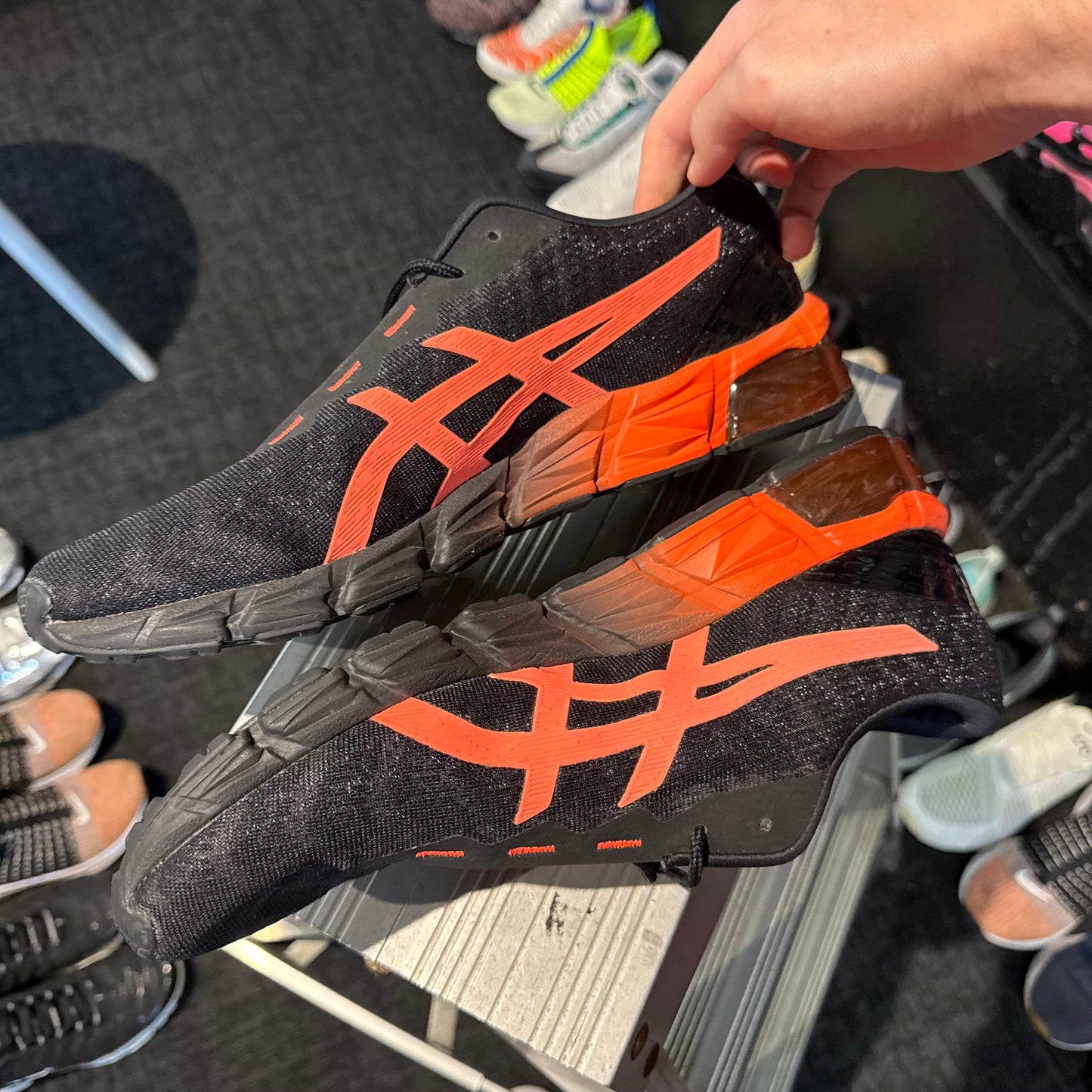 Asics Gel-Quantum 180 5 'Black Sunrise Red' (Second hand)