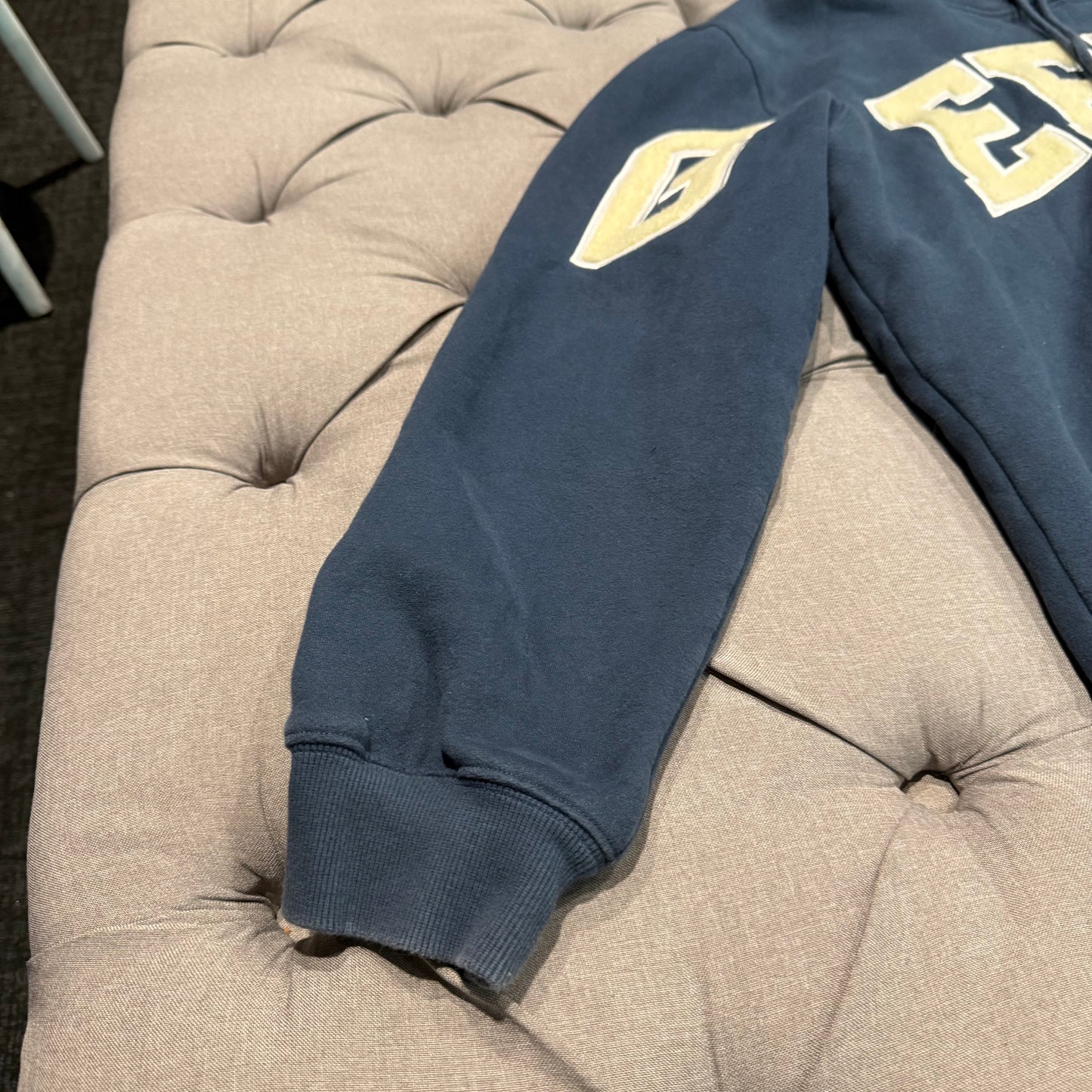 Geedup Team Logo Hoodie 'Blue Cream' (Second hand)