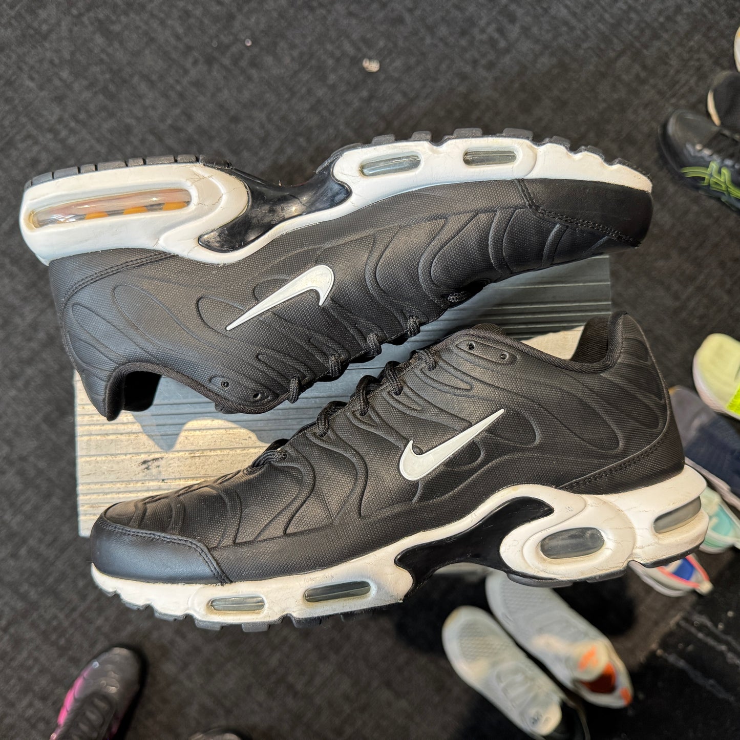 Nike Air Max Plus 'TN' VT 'Black White Leather' (2016) (Second Hand)