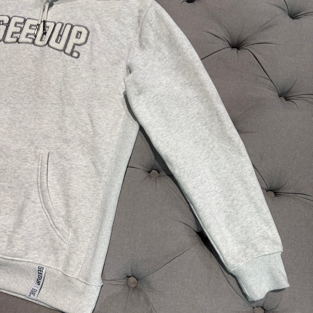 Geedup Play For Keeps Hoodie 'White Marle White' (Second hand)