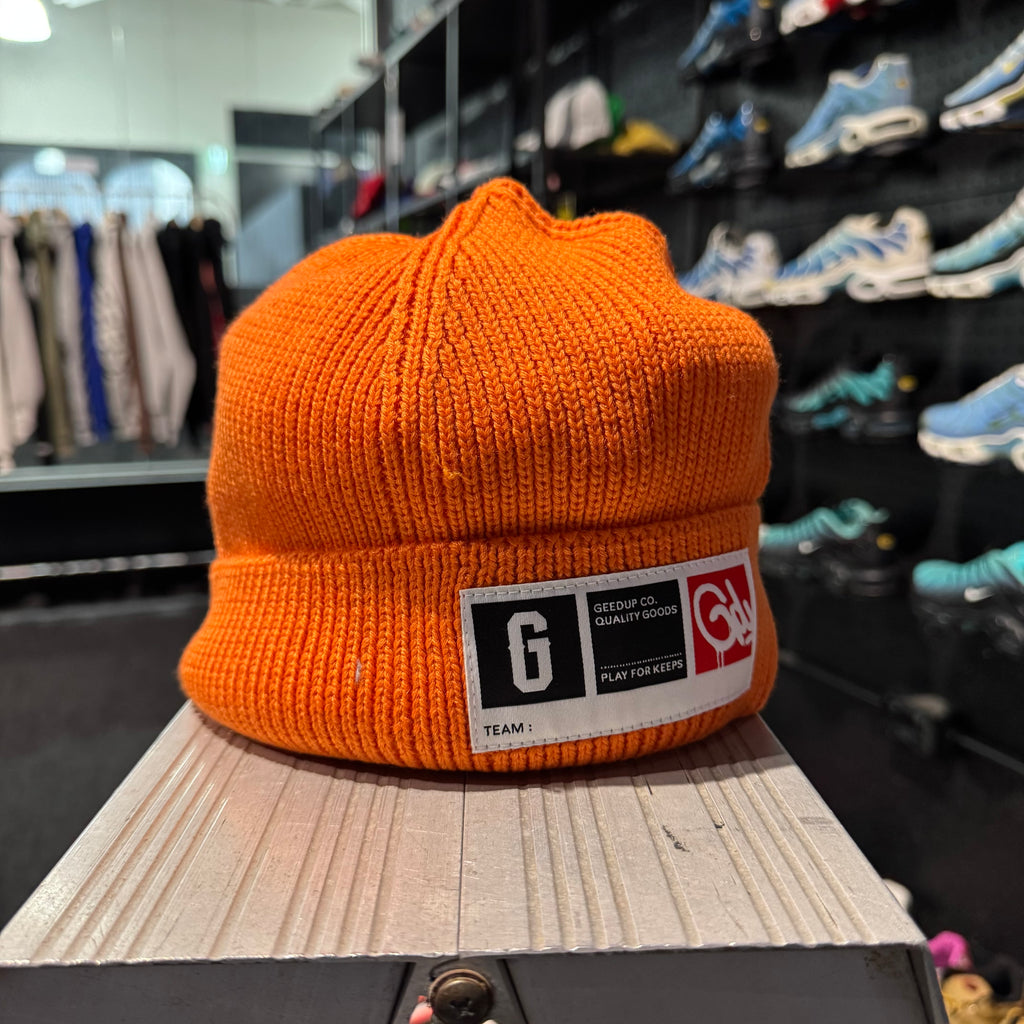 Geedup Team Label Beanie 'Orange' (Brand New)