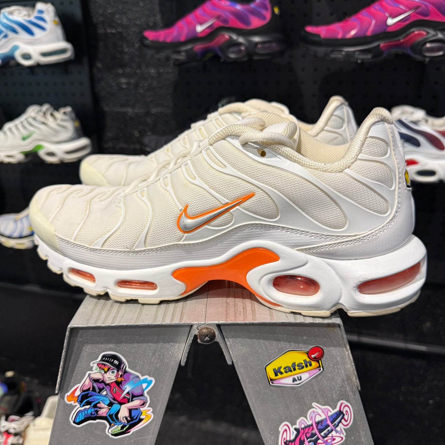 Nike Air Max Plus TN 'White Silver Orange 2017' (Second hand)