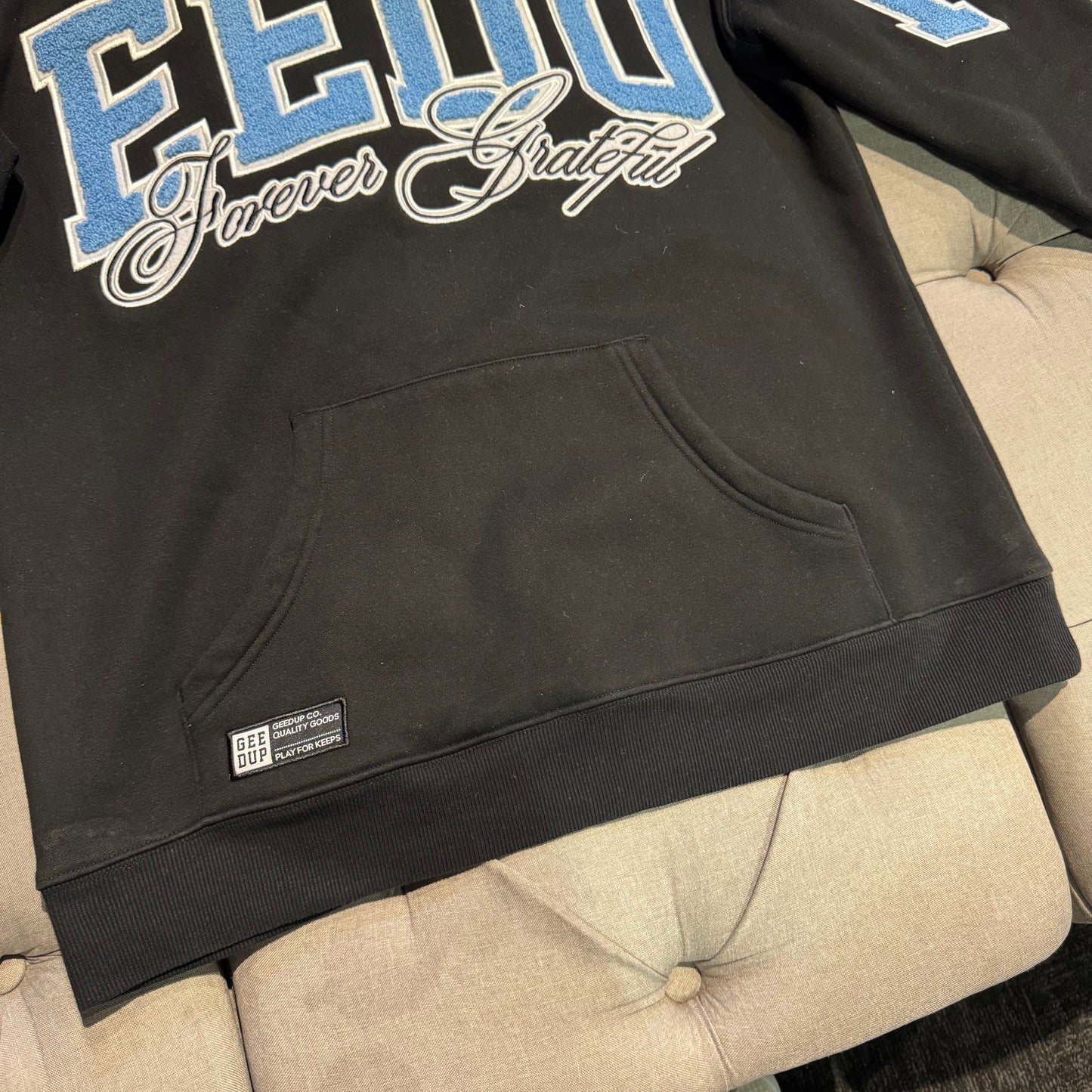 Geedup Team Logo Hoodie 'Blue Boy' (Second hand)