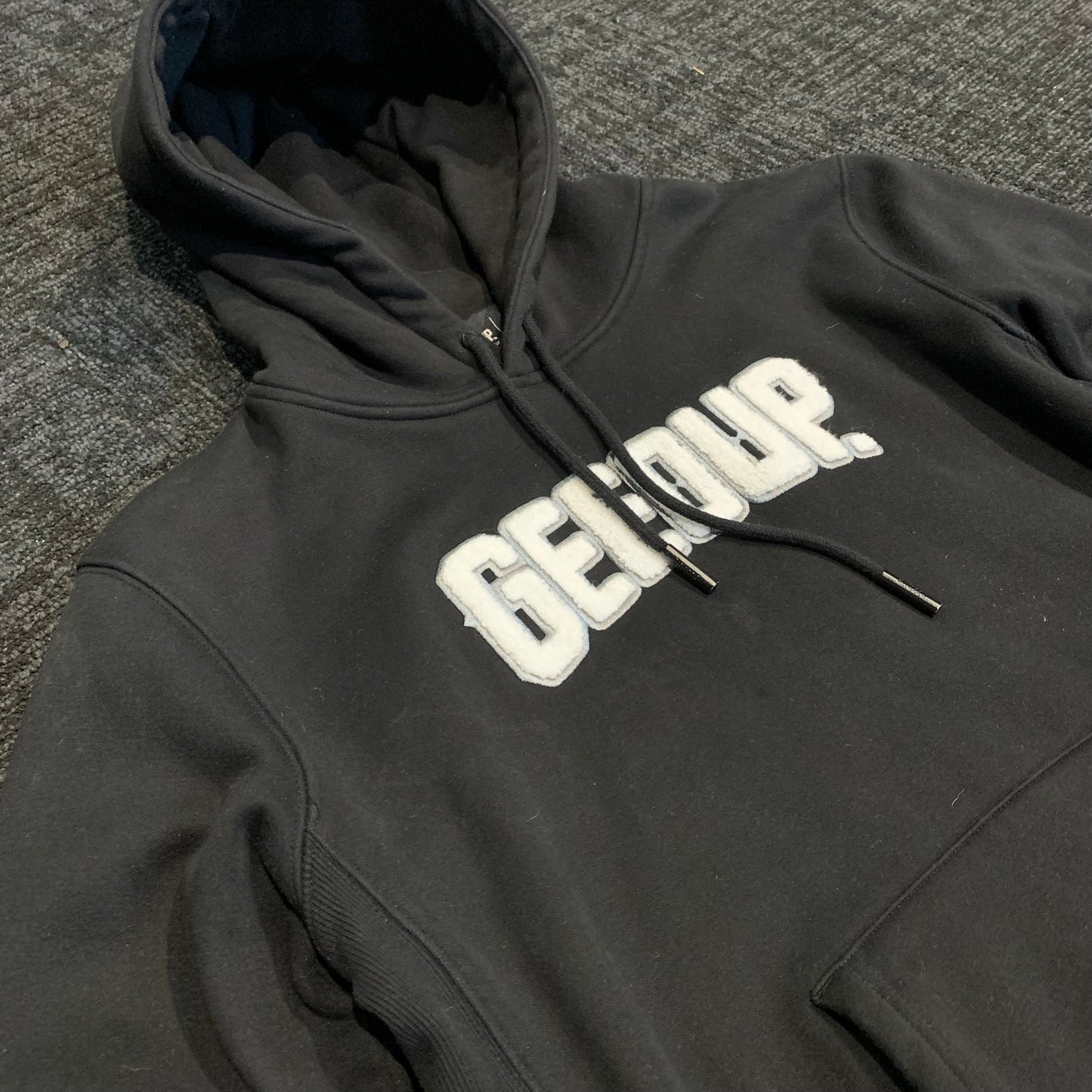 Geedup Play For Keeps Hoodie 'Black White' (Second hand)