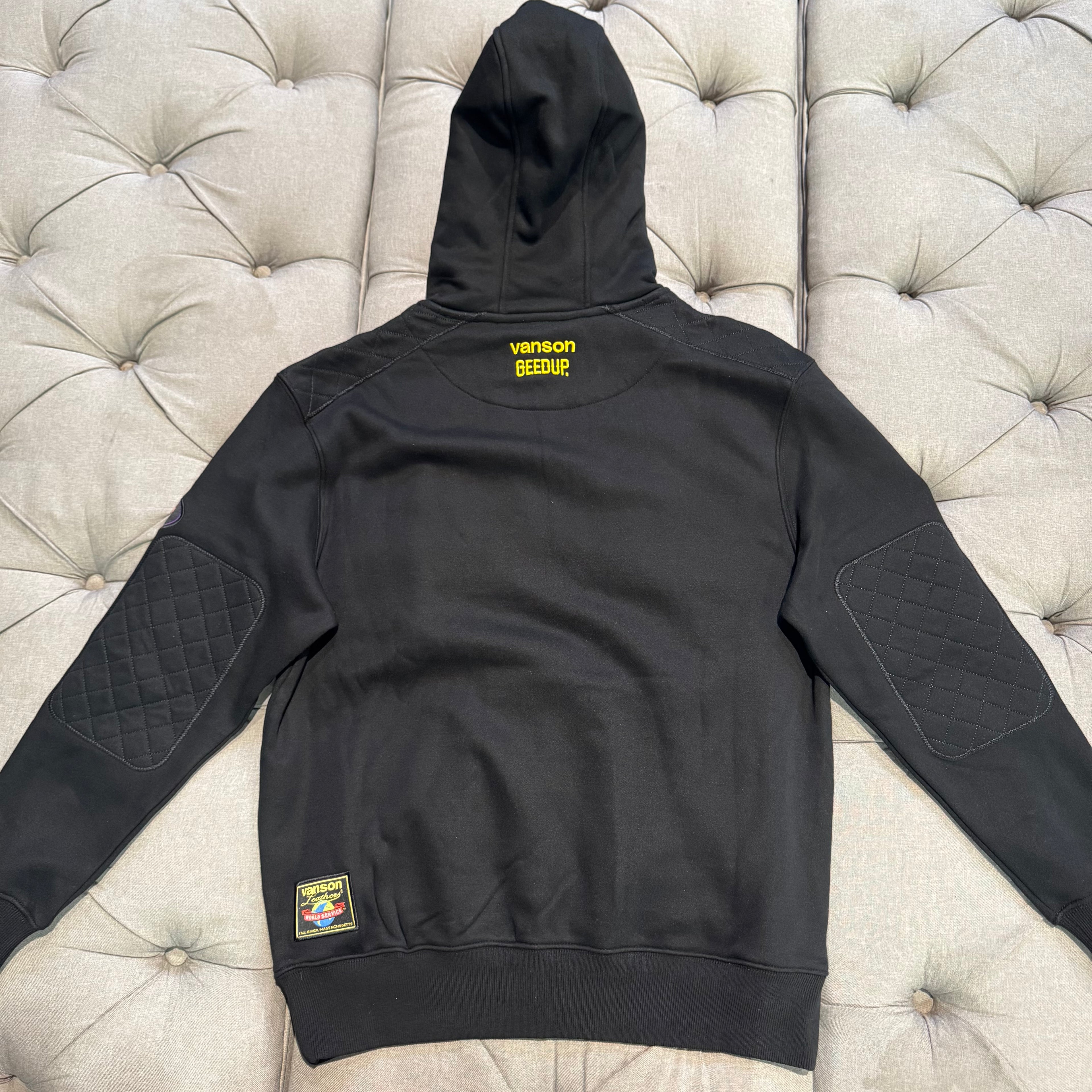 Geedup Team Logo X Vanson Hoodie 'Black' (Brand New)