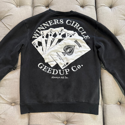 Geedup Crewneck Always All In Winners Circle 'Black' (Second hand)