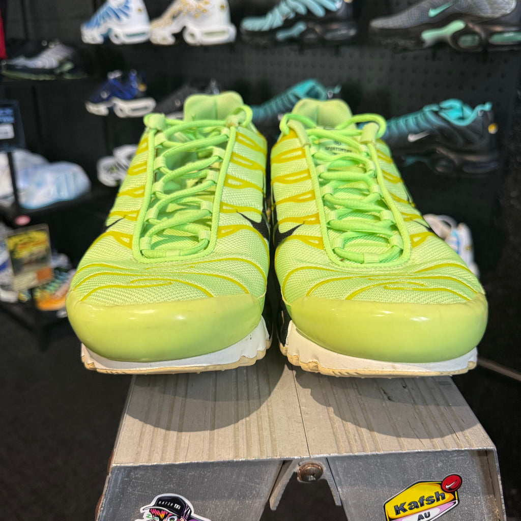 Nike Air Max Plus TN Premium 'Lime Blast Double Swoosh Overbranding' (Second hand)