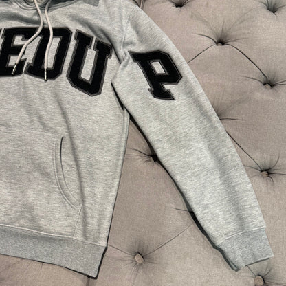 Geedup Team Logo Hoodie 'Grey Black' (Second hand)