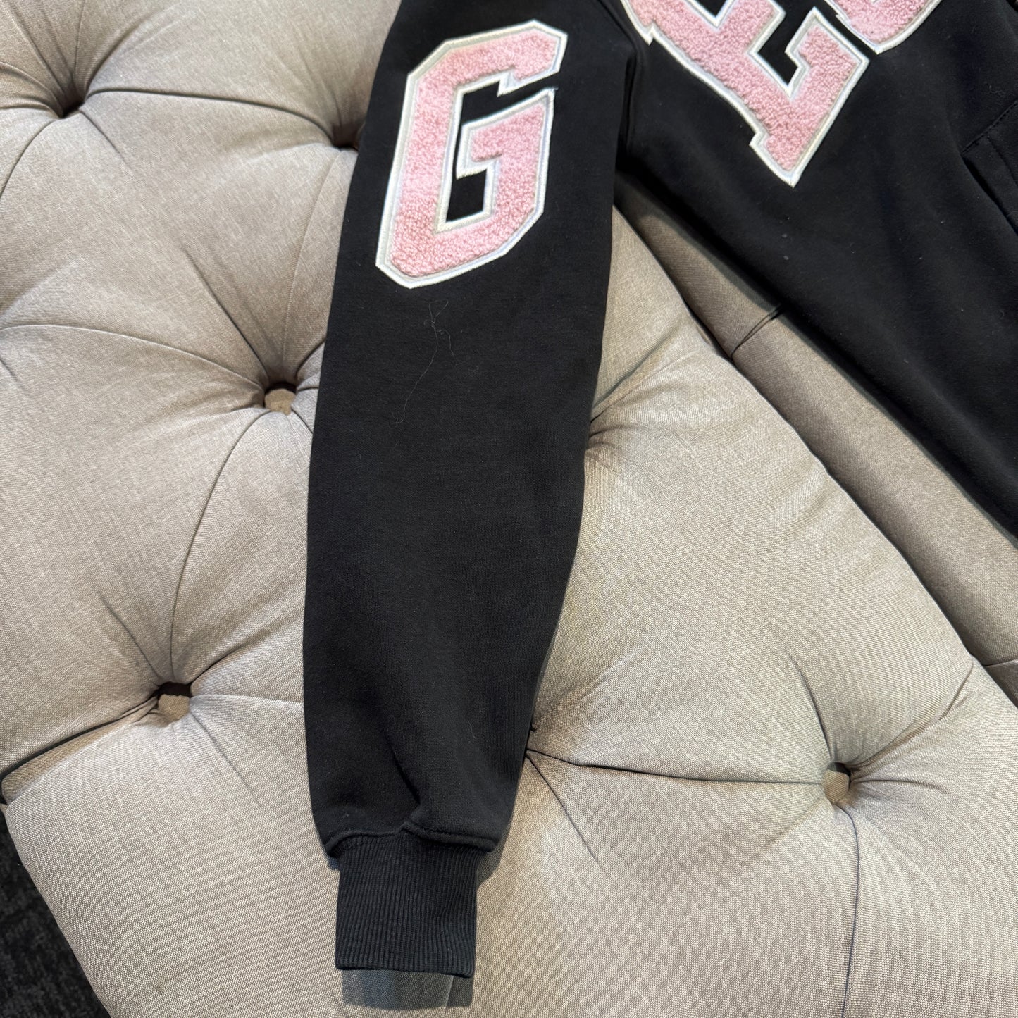 Geedup Team Logo Hoodie 'Black Pink' (Second hand)