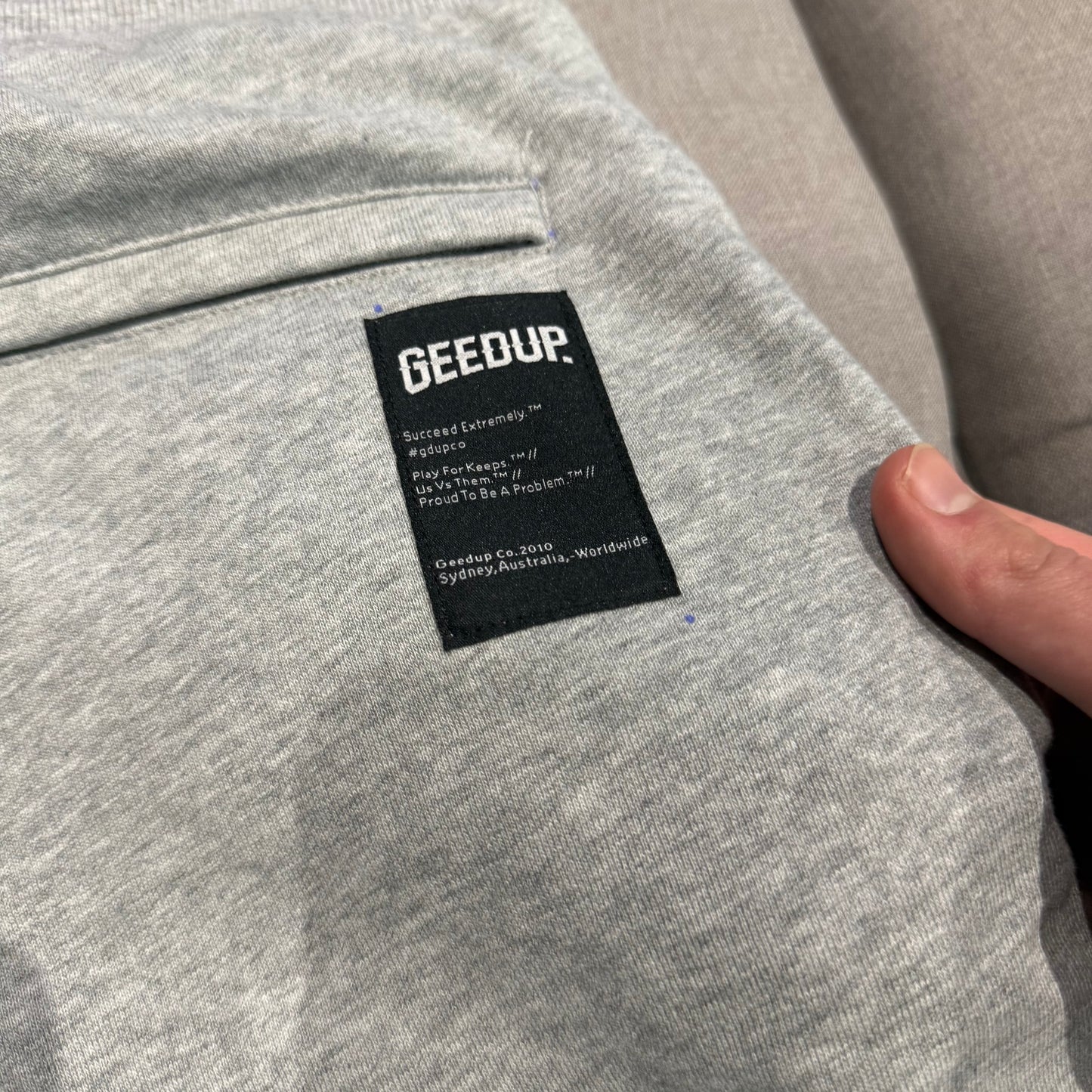 Geedup Tech Shorts 'Grey' (Second hand)