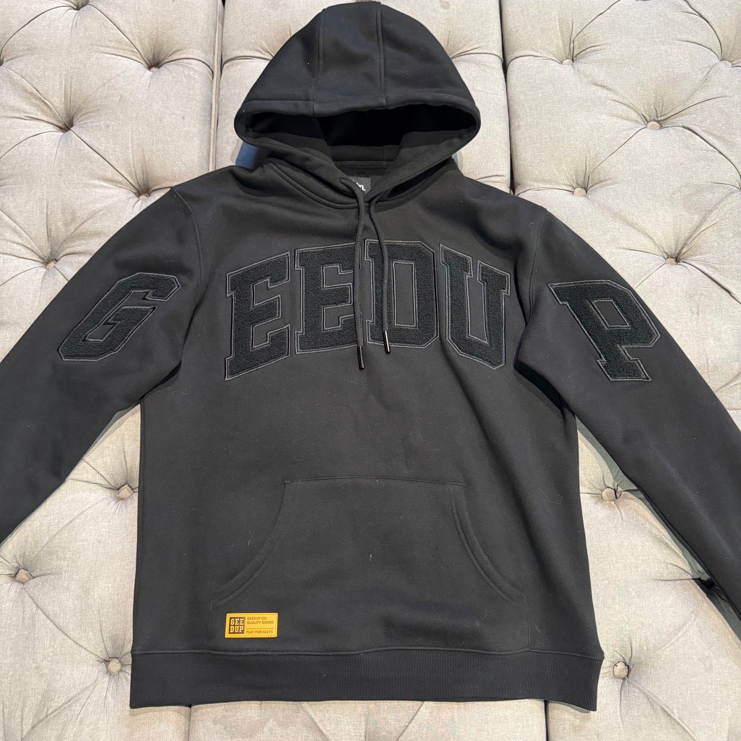Geedup Team Logo Hoodie 'Blackout' (Second hand)