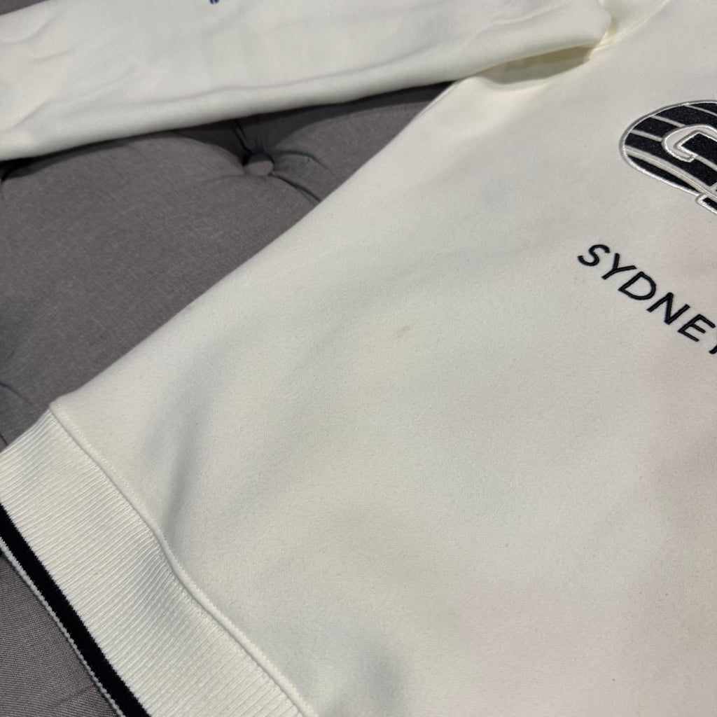 Geedup Sportsman Badges QTR Zip 'Light Cream' (Second hand)