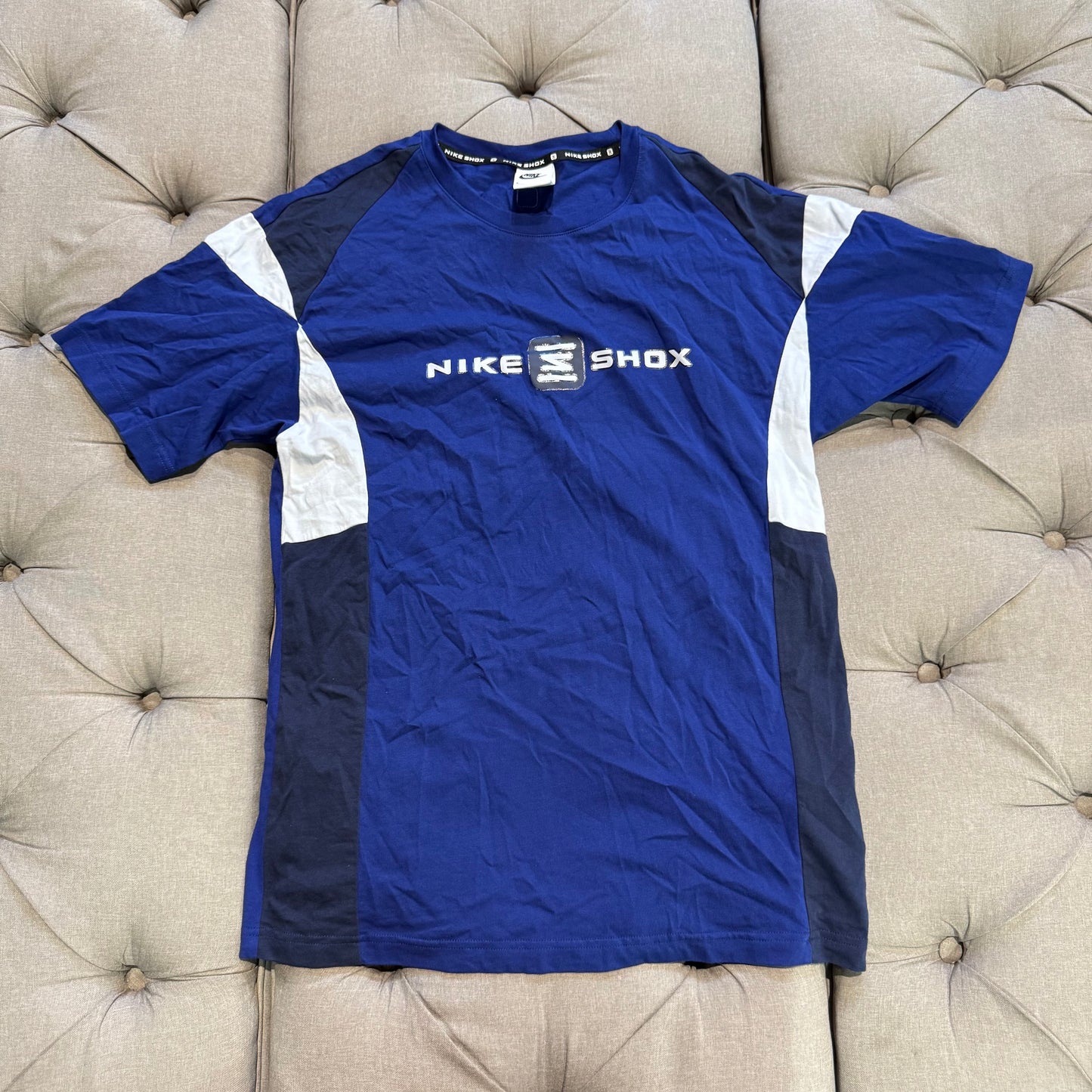Nike Shox T-Shirt 'Blue Navy White' (Second hand)