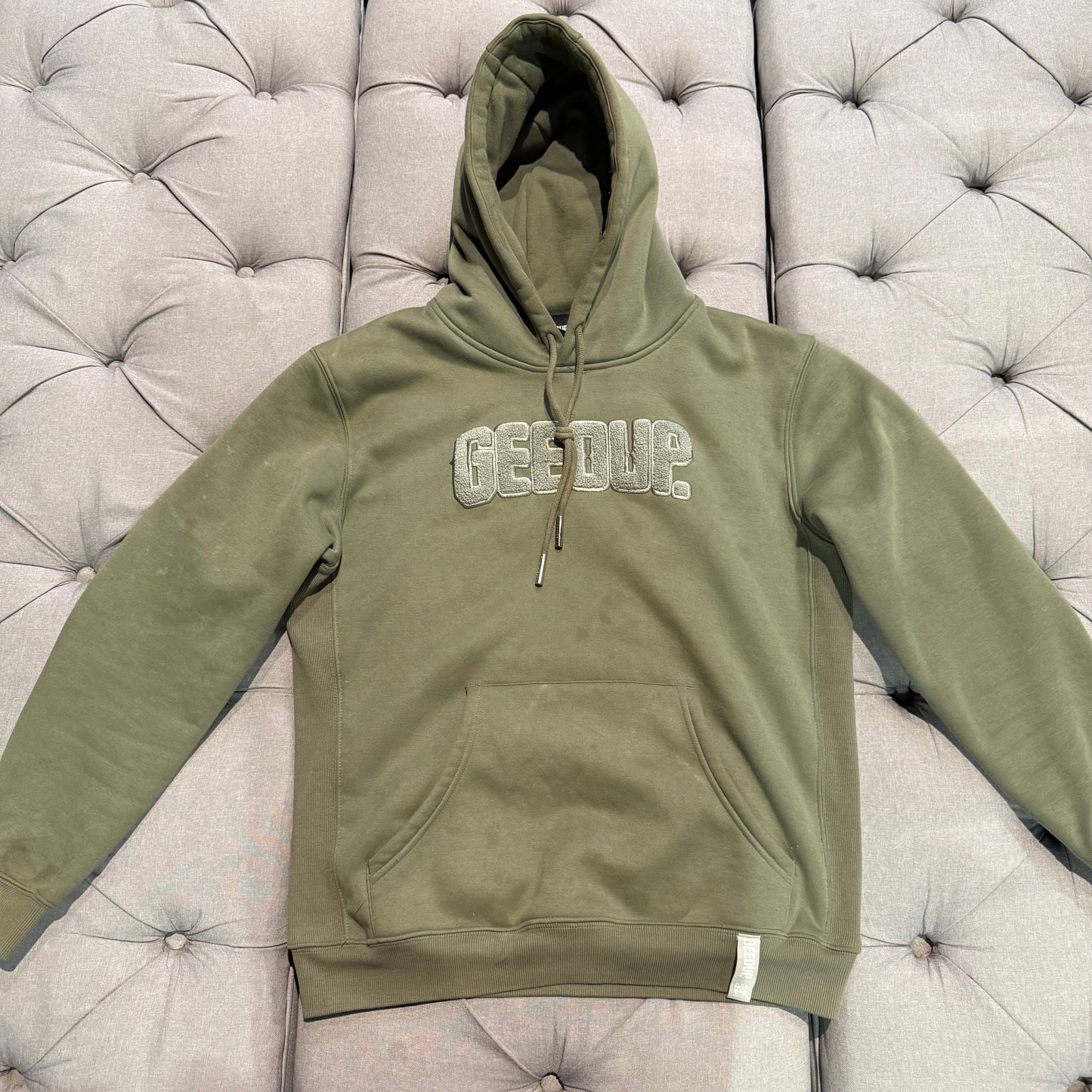Geedup Play For Keeps Hoodie 'Olive' (Second hand)