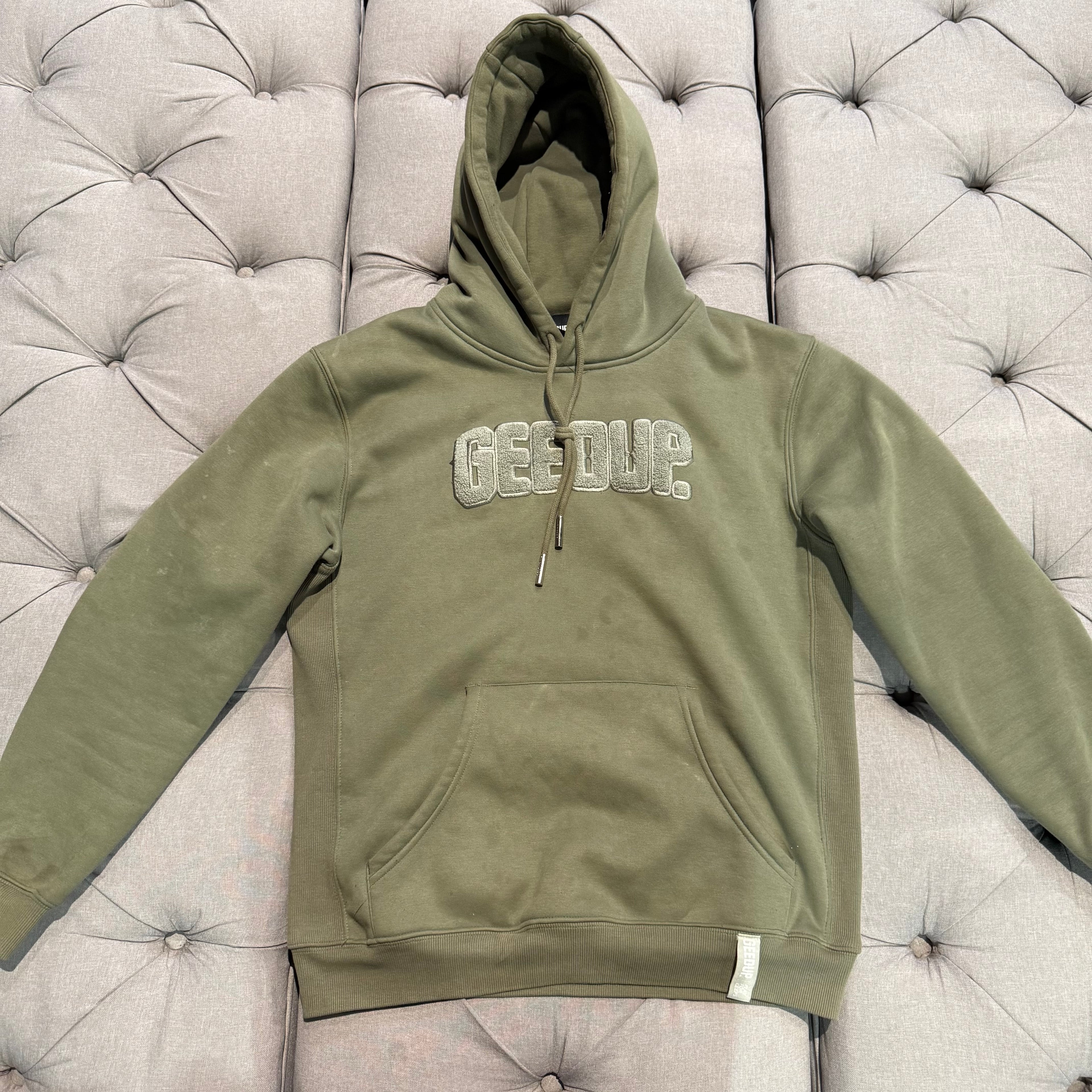 Geedup Play For Keeps Hoodie 'Olive' (Second hand)