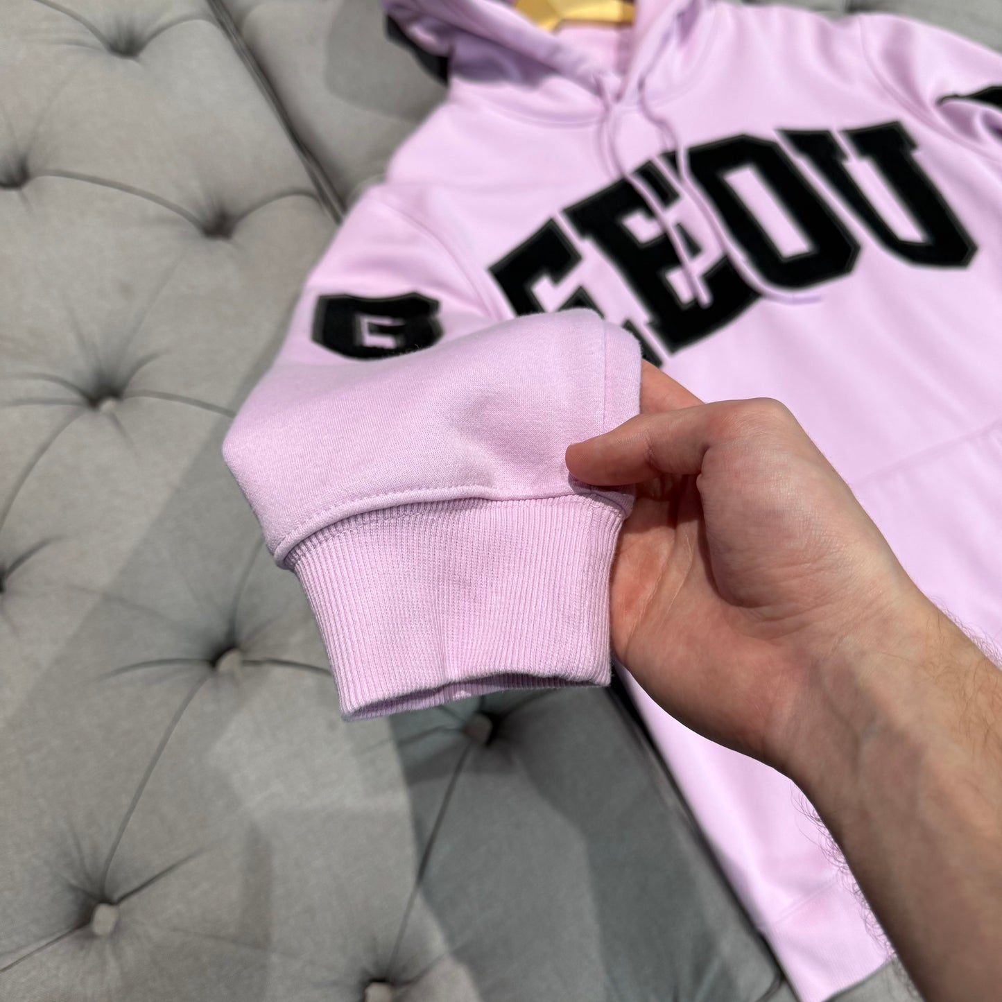 Geedup Team Logo Hoodie 'Lavender Pink' (Second hand)