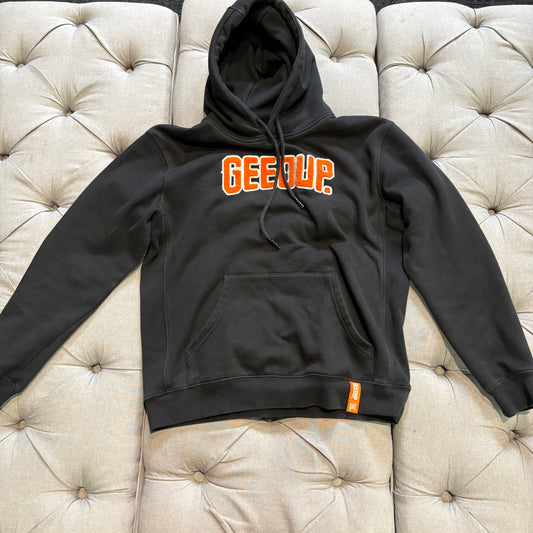 Geedup Play For Keeps Hoodie 'Black Orange' (Second hand)