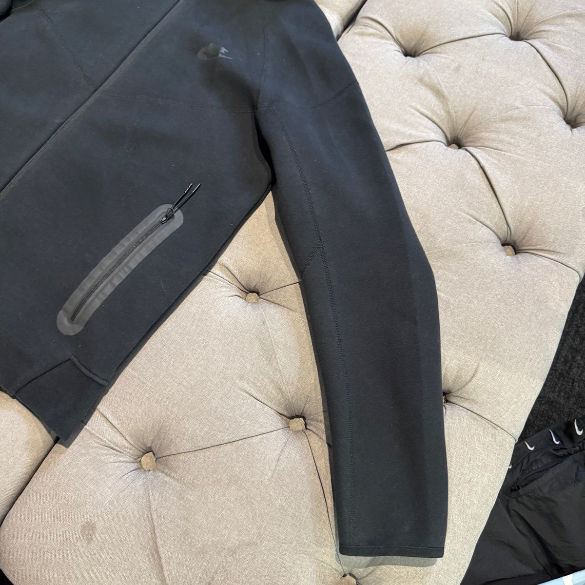 Nike Tech Fleece Jacket 'Black' (Second hand)