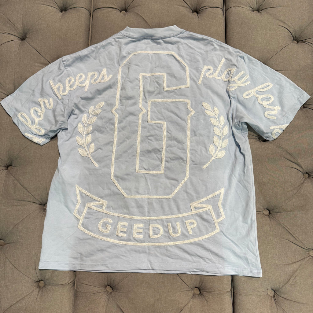 Geedup PFK G Logo T-Shirt 'Univerisity Blue' (Second hand)