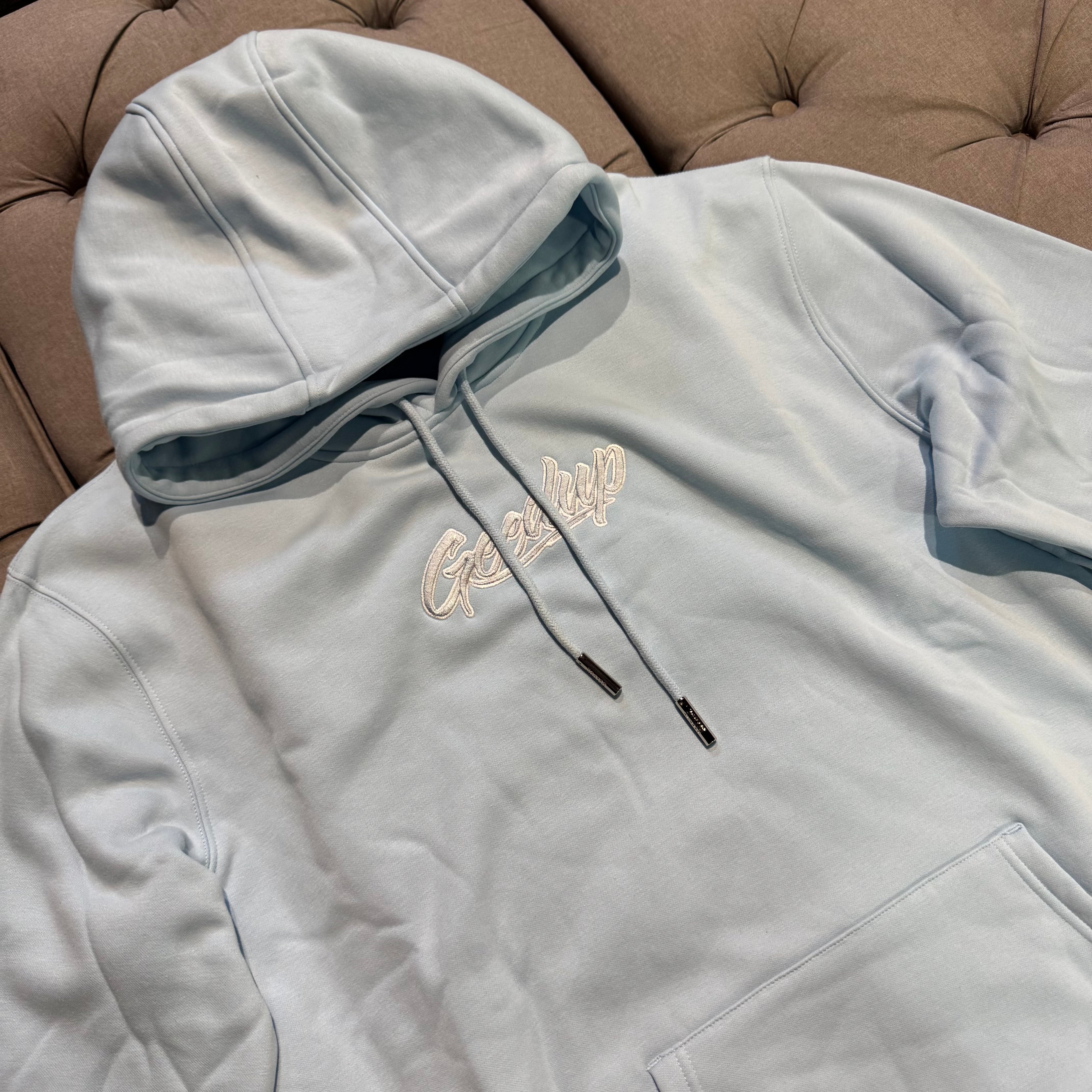 Geeduo OS Handstyle Hoodie 'Cool Blue' (Second hand)
