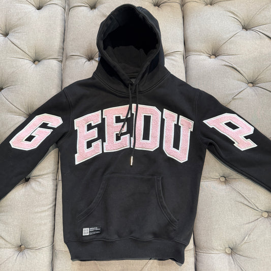 Geedup Team Logo Hoodie 'Black Pink' (Second hand)