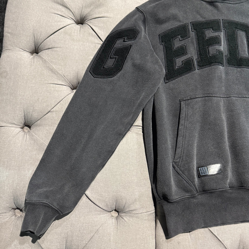Geedup Team Logo Hoodie 'Washed Vintage Black' (Brand New)