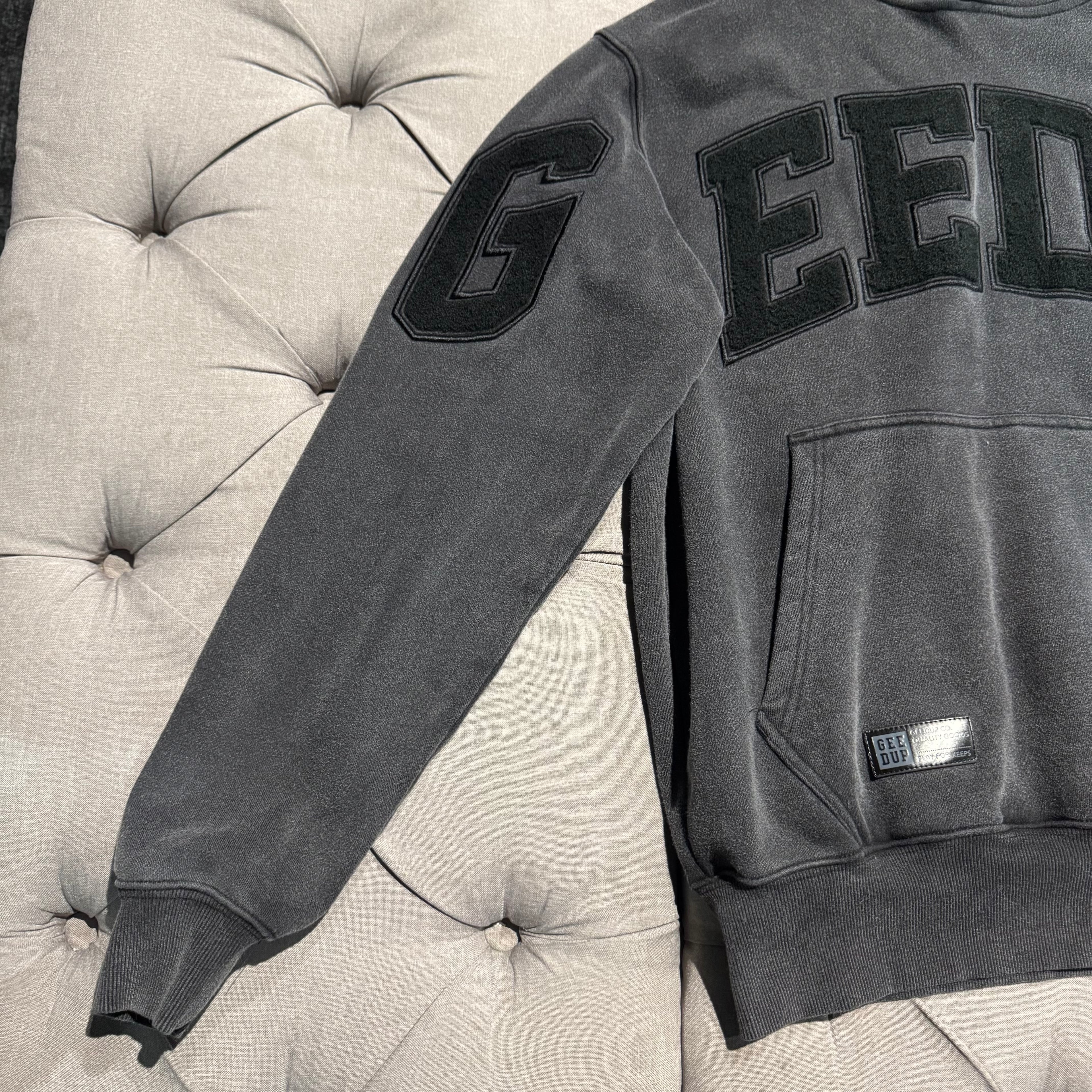 Geedup Team Logo Hoodie 'Washed Vintage Black' (Brand New)
