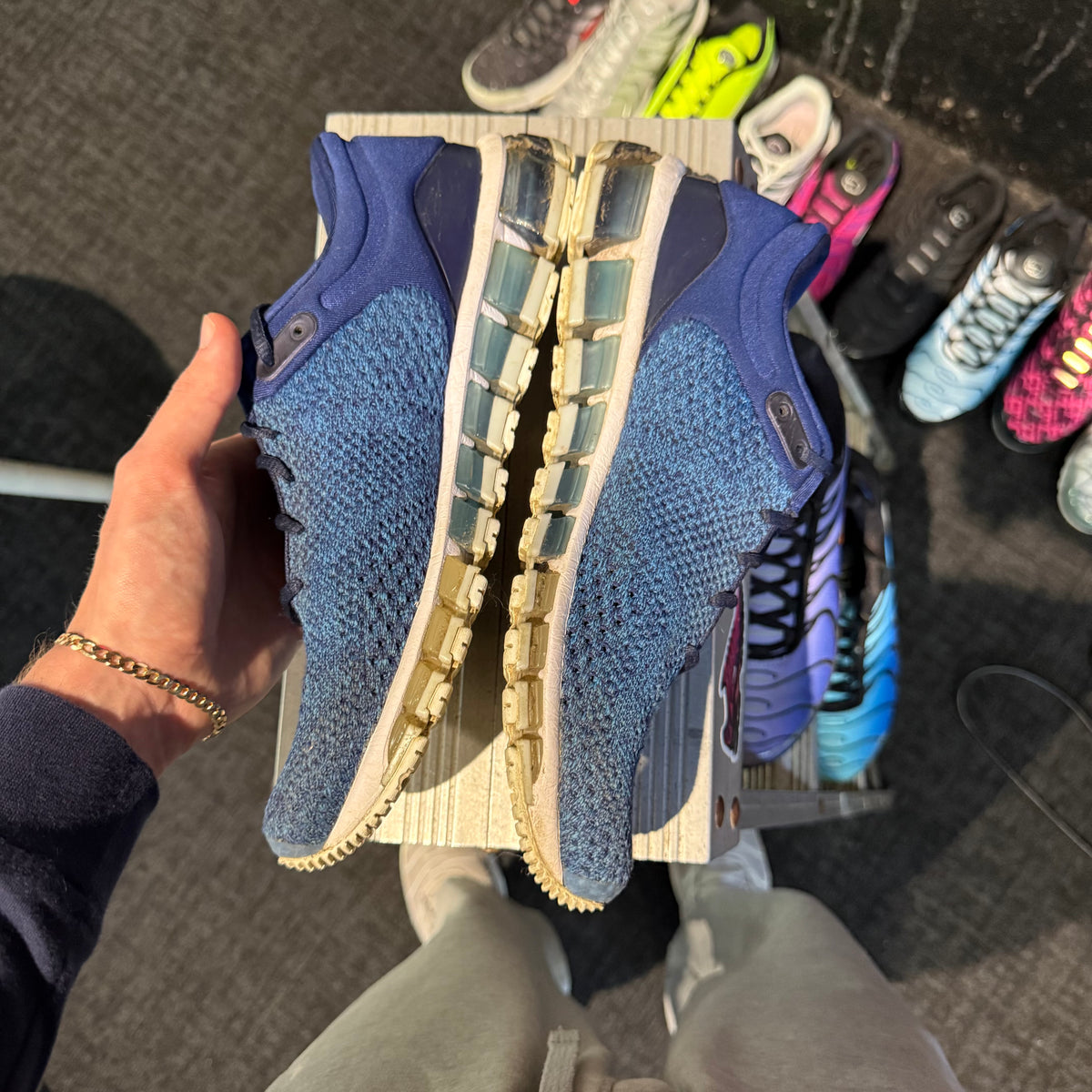 Asics Gel-Quantum 360 Knit 2 'Peacoat Gold Indigo Blue' (Second hand)