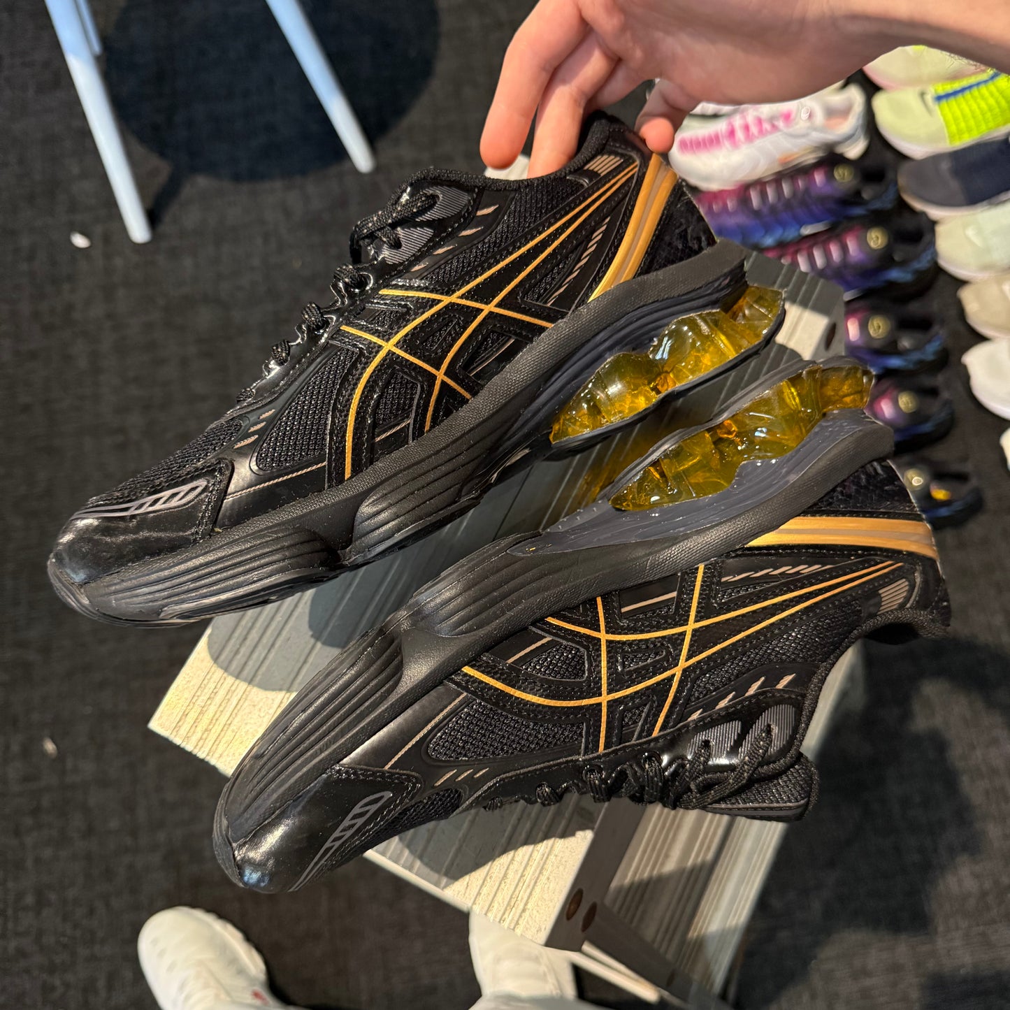 Asics Gel-Kinetic Fluent 'Black Gold' (Second hand)