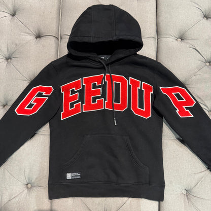 Geedup Team Logo Hoodie 'Black Red' (Second hand)