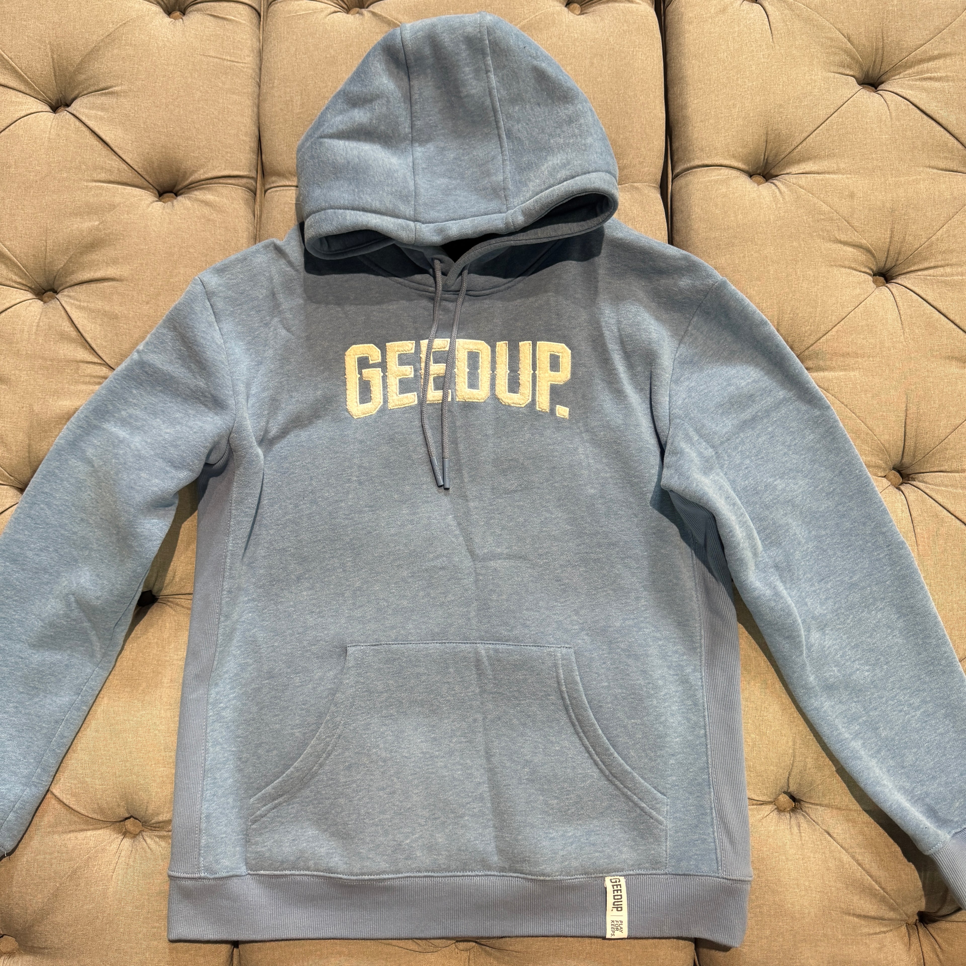 Geedup Play For Keeps Hoodie 'Ice Blue' (Second hand)