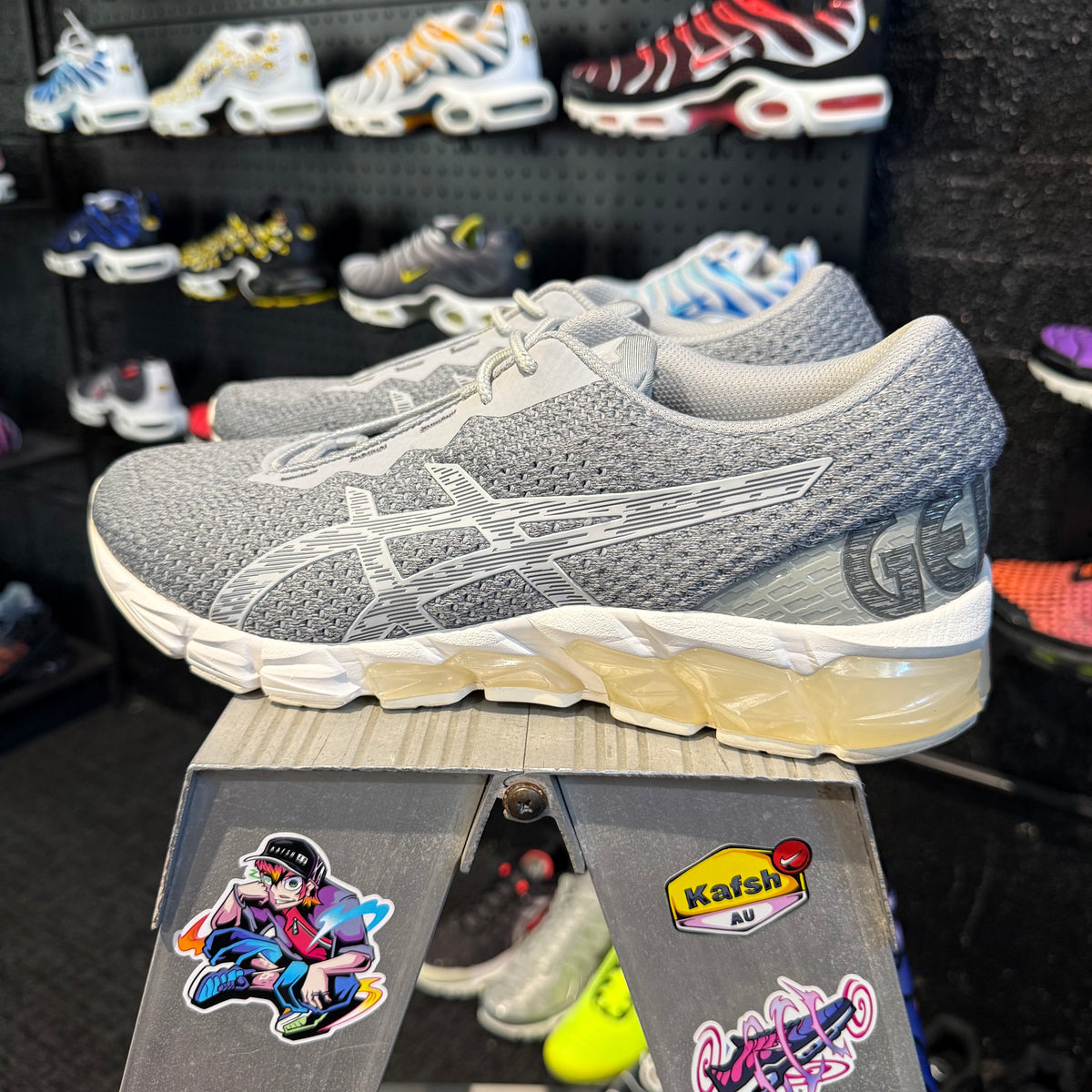 Asics Gel-Quantum 180 5 Knit 'Wolf Grey White' (Second hand)