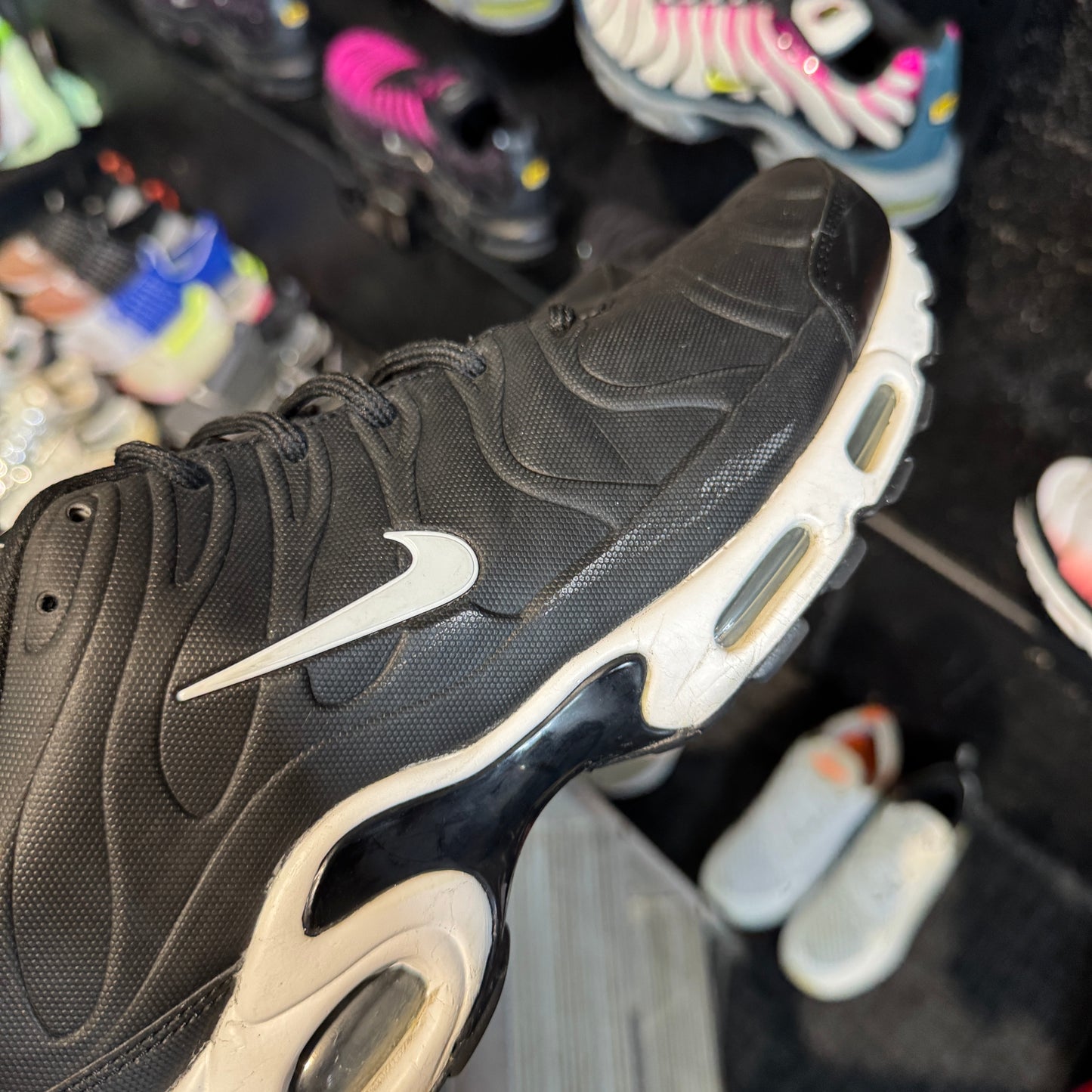 Nike Air Max Plus 'TN' VT 'Black White Leather' (2016) (Second Hand)