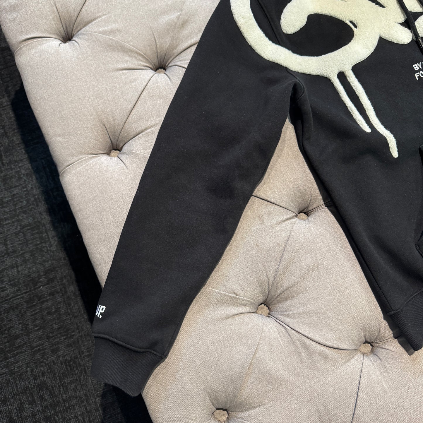 Geedup Handstyle Hoodie 'Black White' (Second hand)