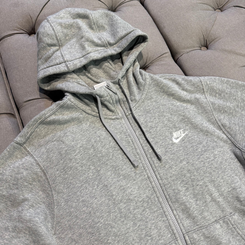 Nike Club Fleece Full Zip Jacket 'Grey' (Second hand)